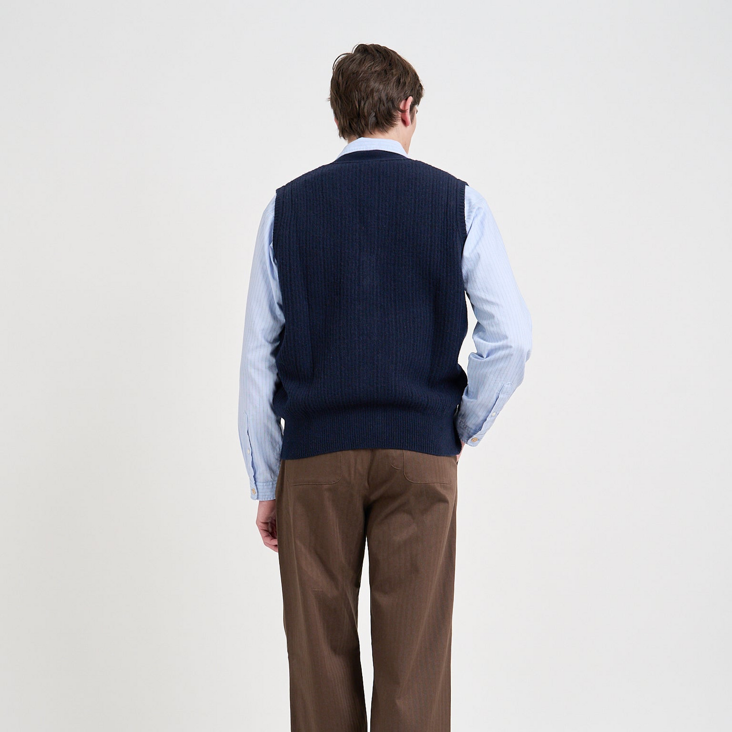 Dewsbury V Neck Overton - Navy