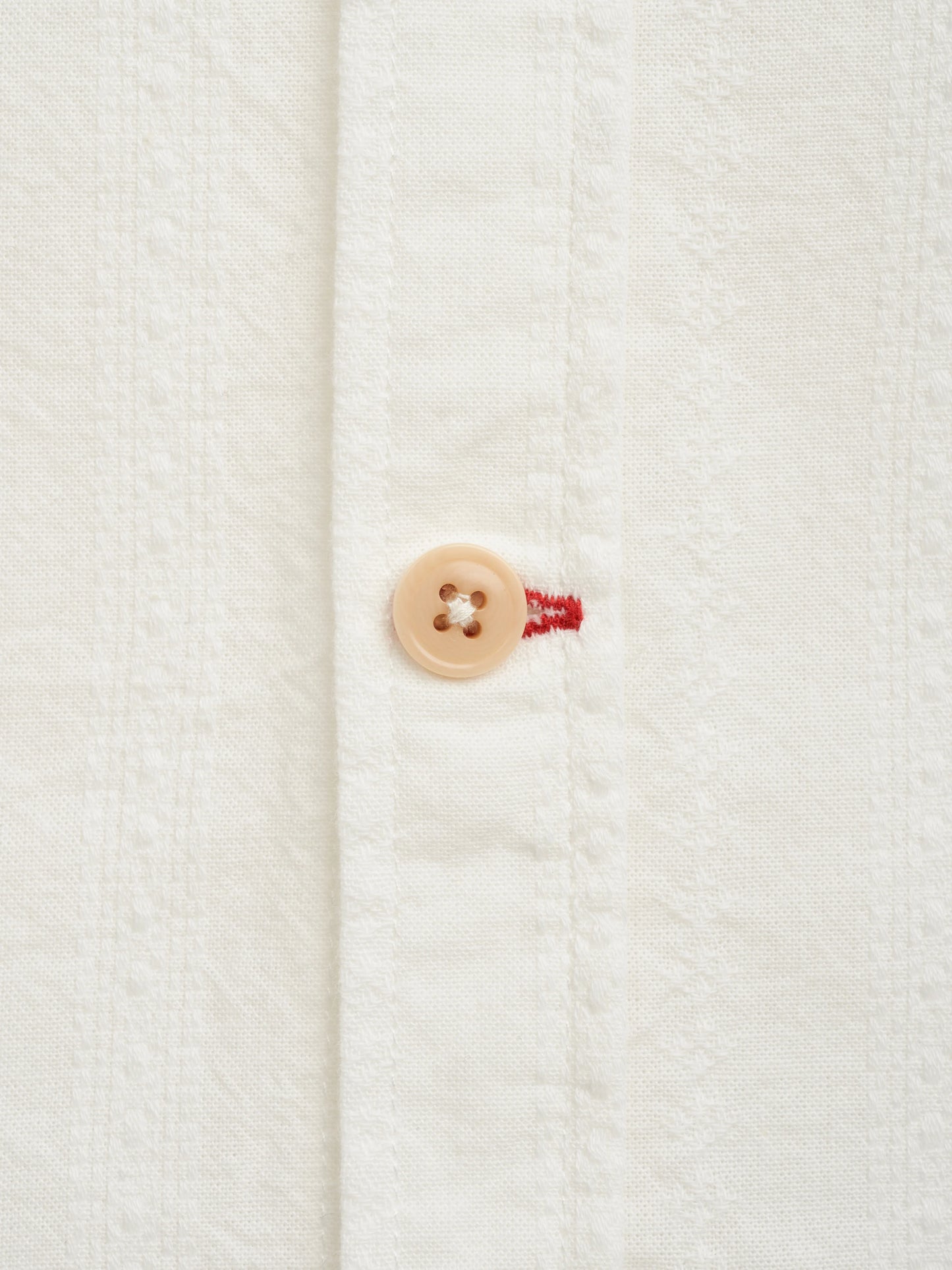 Grandad Shirt Davey - White