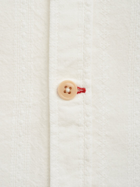 Grandad Shirt Davey - White