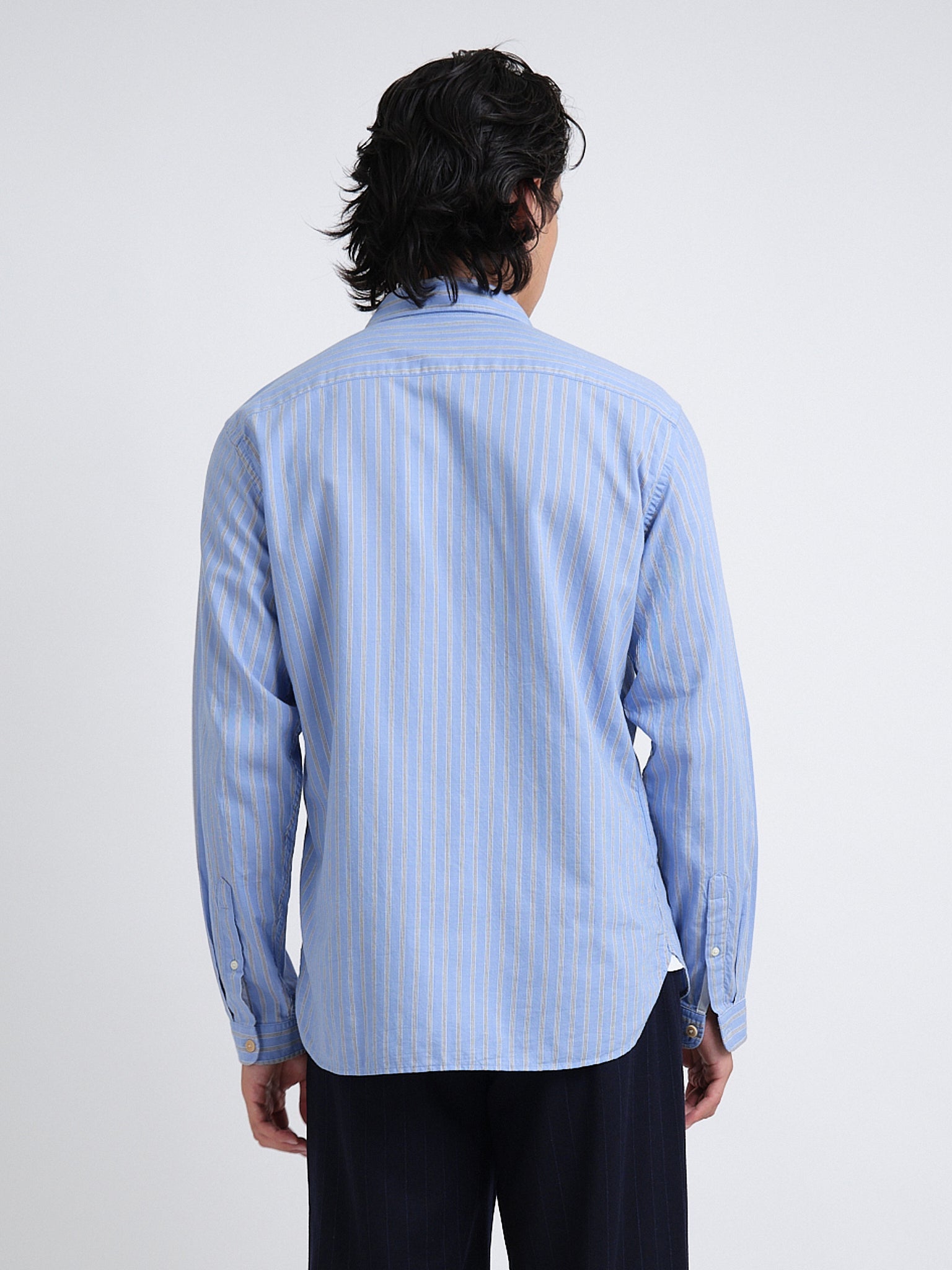 Oliver Mulvey Stripe Shirt Annette - Blue