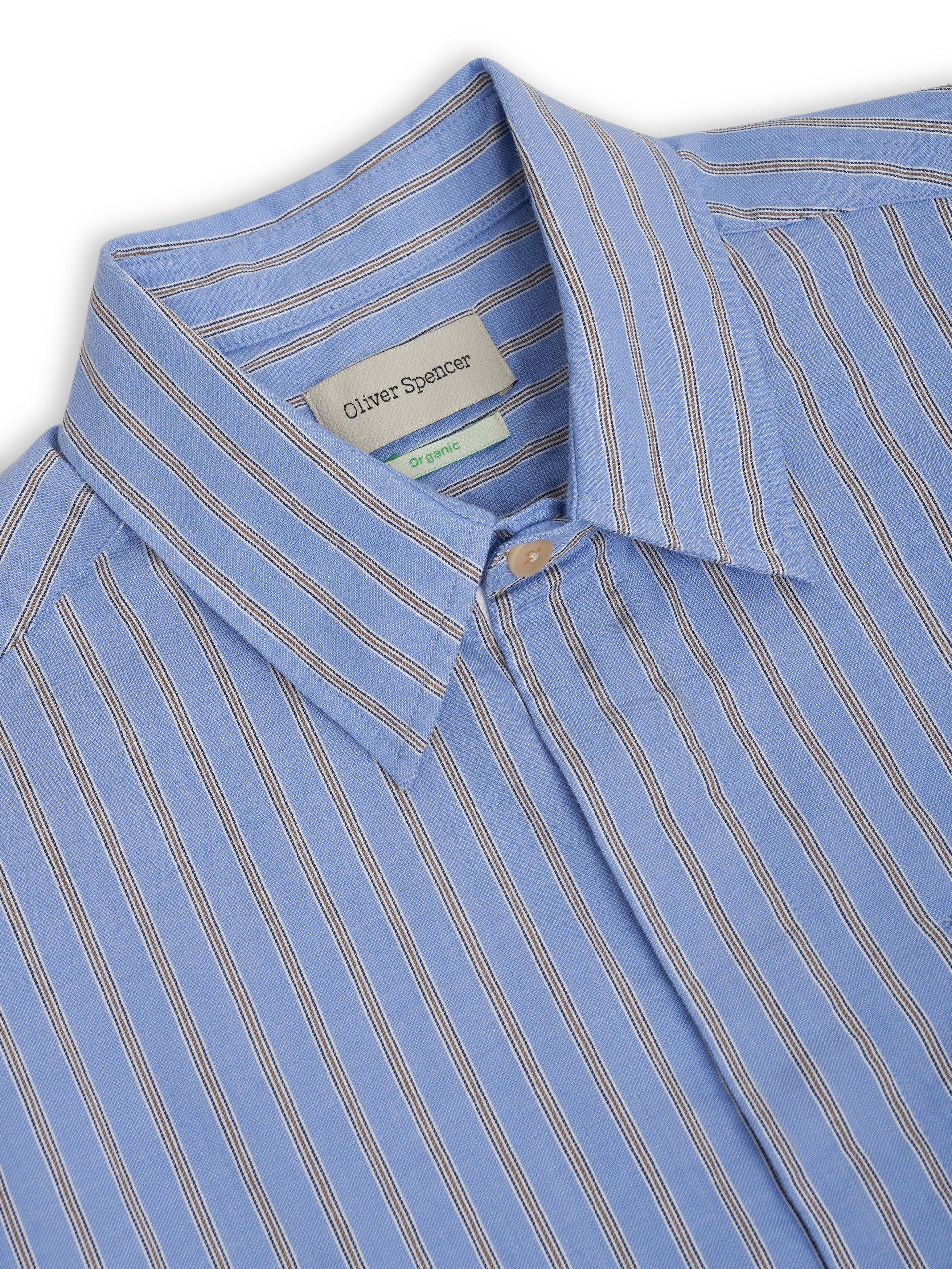 Oliver Mulvey Stripe Shirt Annette - Blue