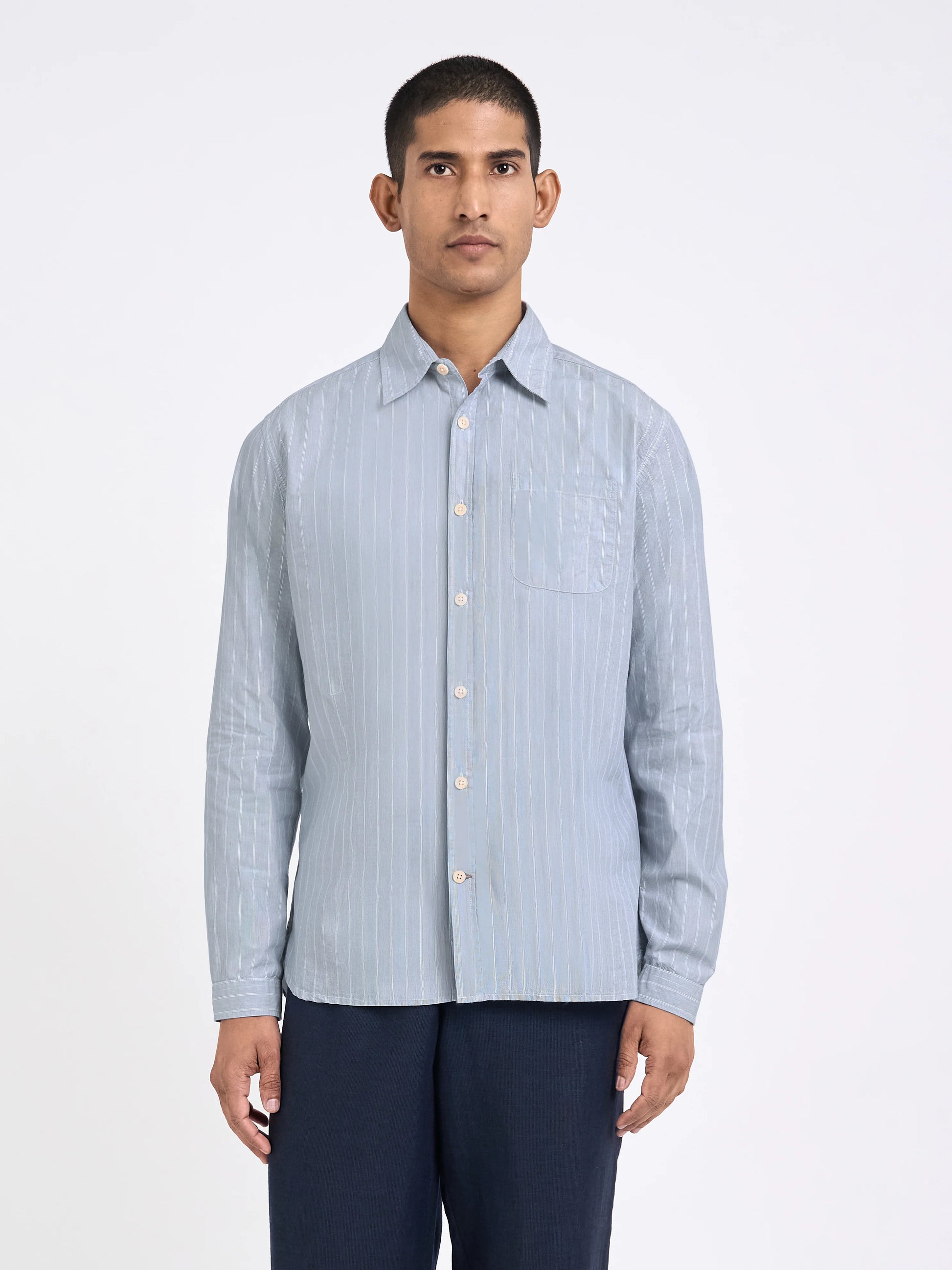 Oliver New York Special Shirt Beasley - Blue