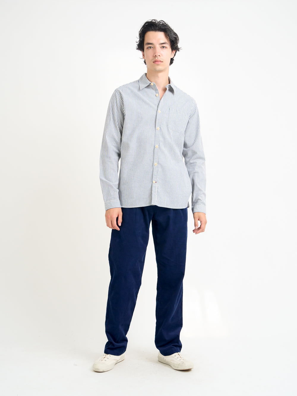Oliver New York Special Stripe Shirt Brimham - Blue