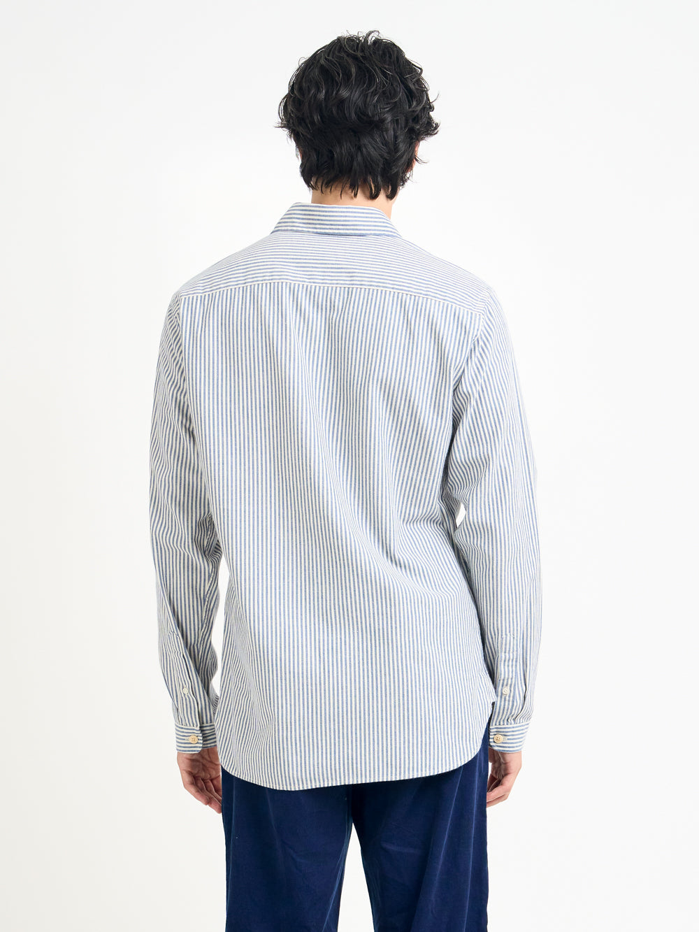New York Special Stripe Shirt Brimham - Blue