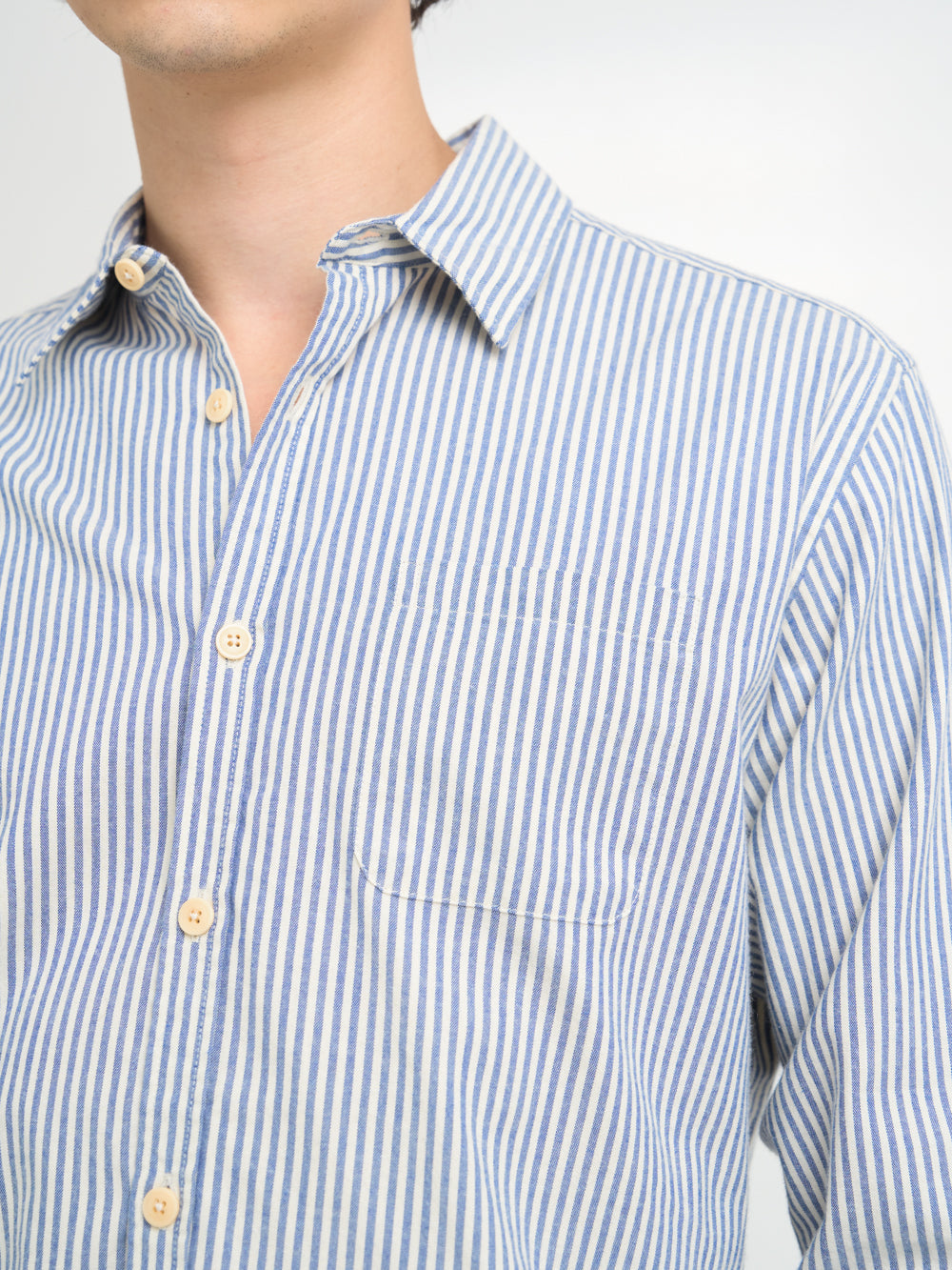 New York Special Stripe Shirt Brimham - Blue