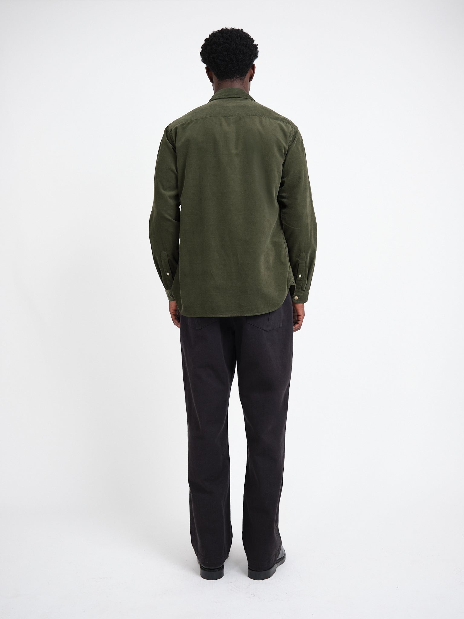 Oliver New York Special Shirt Mersey Cord - Green