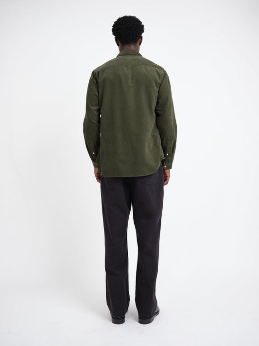 New York Special Shirt Mersey Cord - Green
