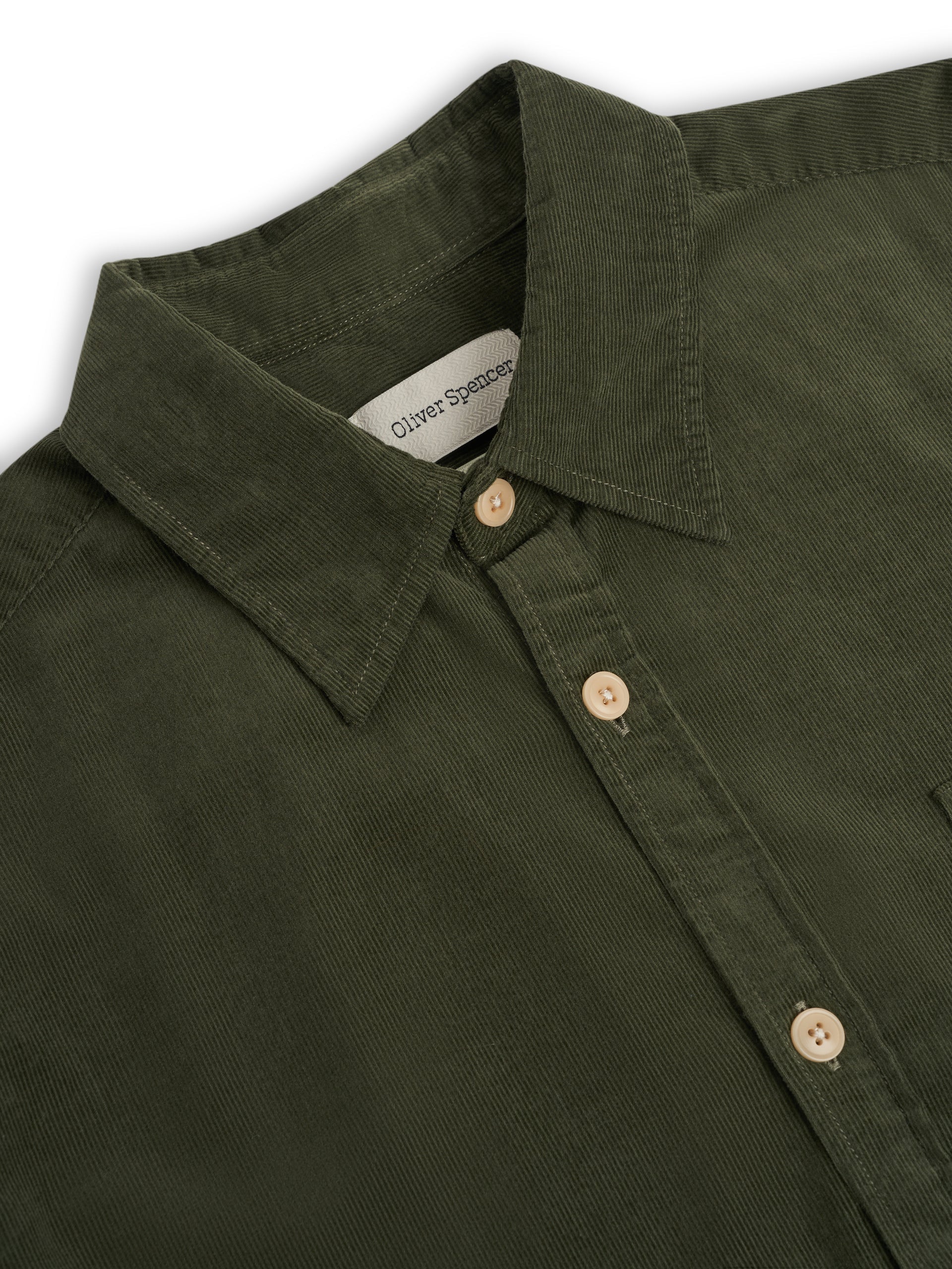 Oliver New York Special Shirt Mersey Cord - Green