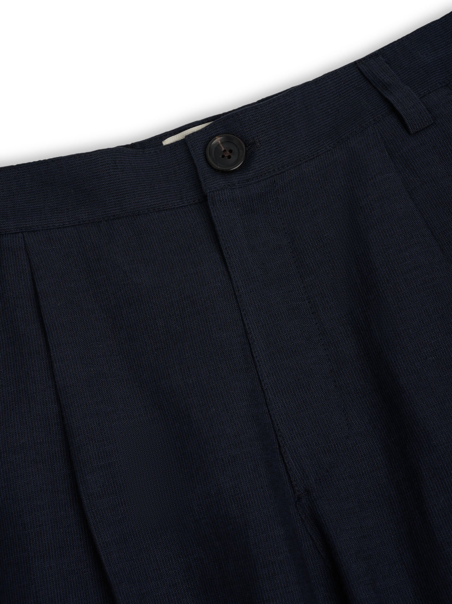 Morton Pleated Trousers Silman - Navy