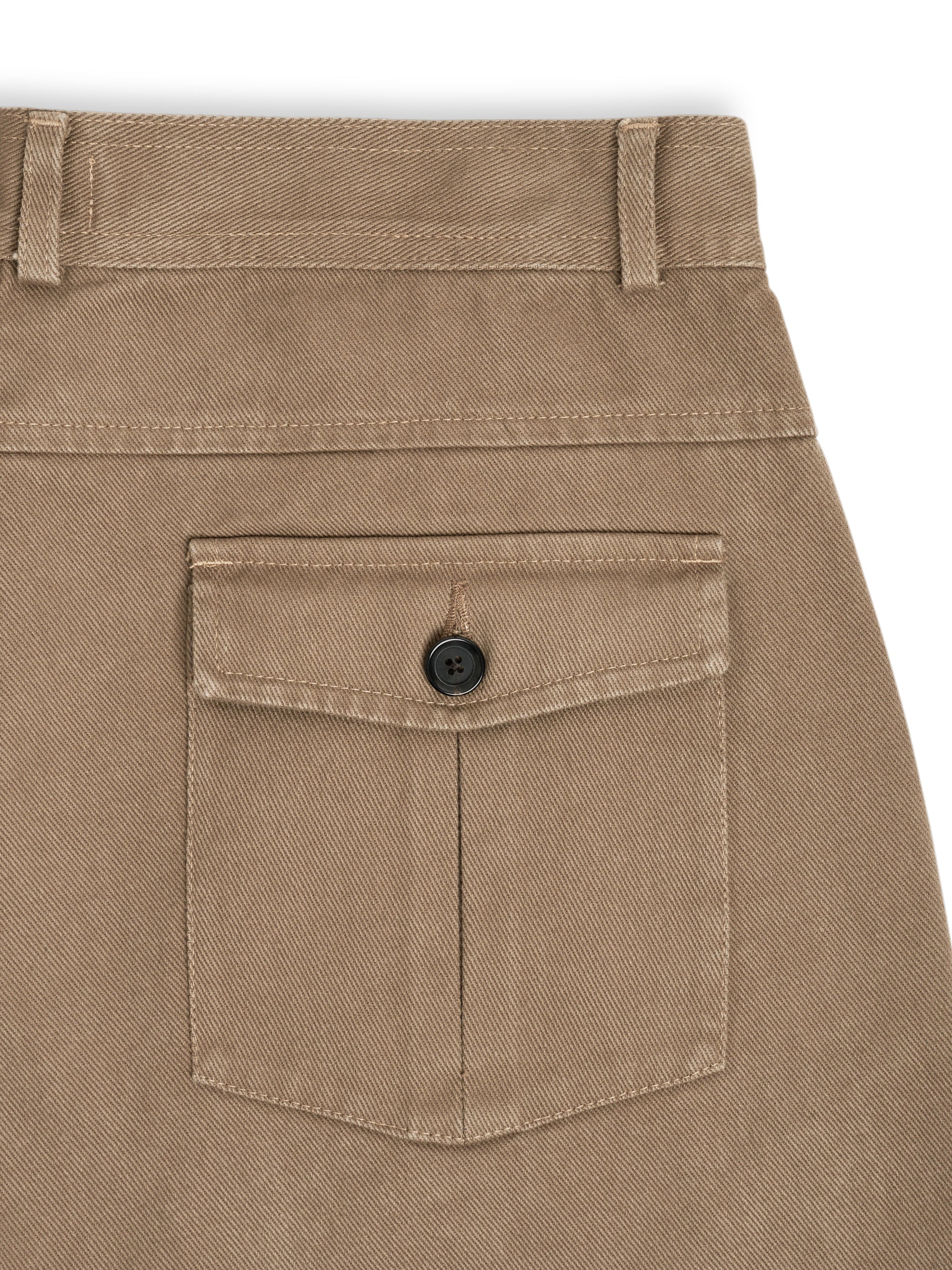 Oliver Straight Leg Utility Trousers Hester - Beige