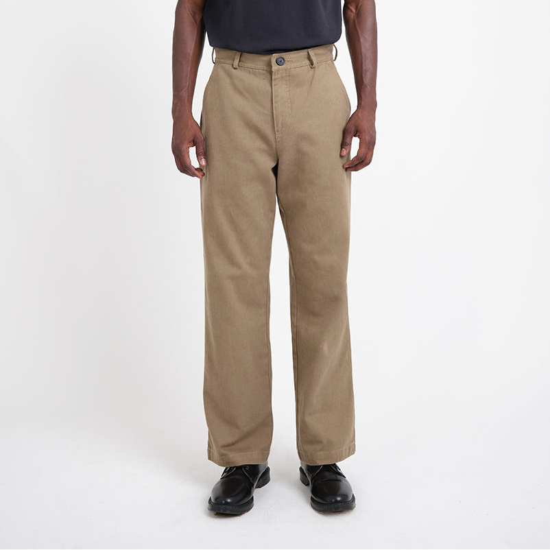Straight Leg Utility Trousers Hester - Beige
