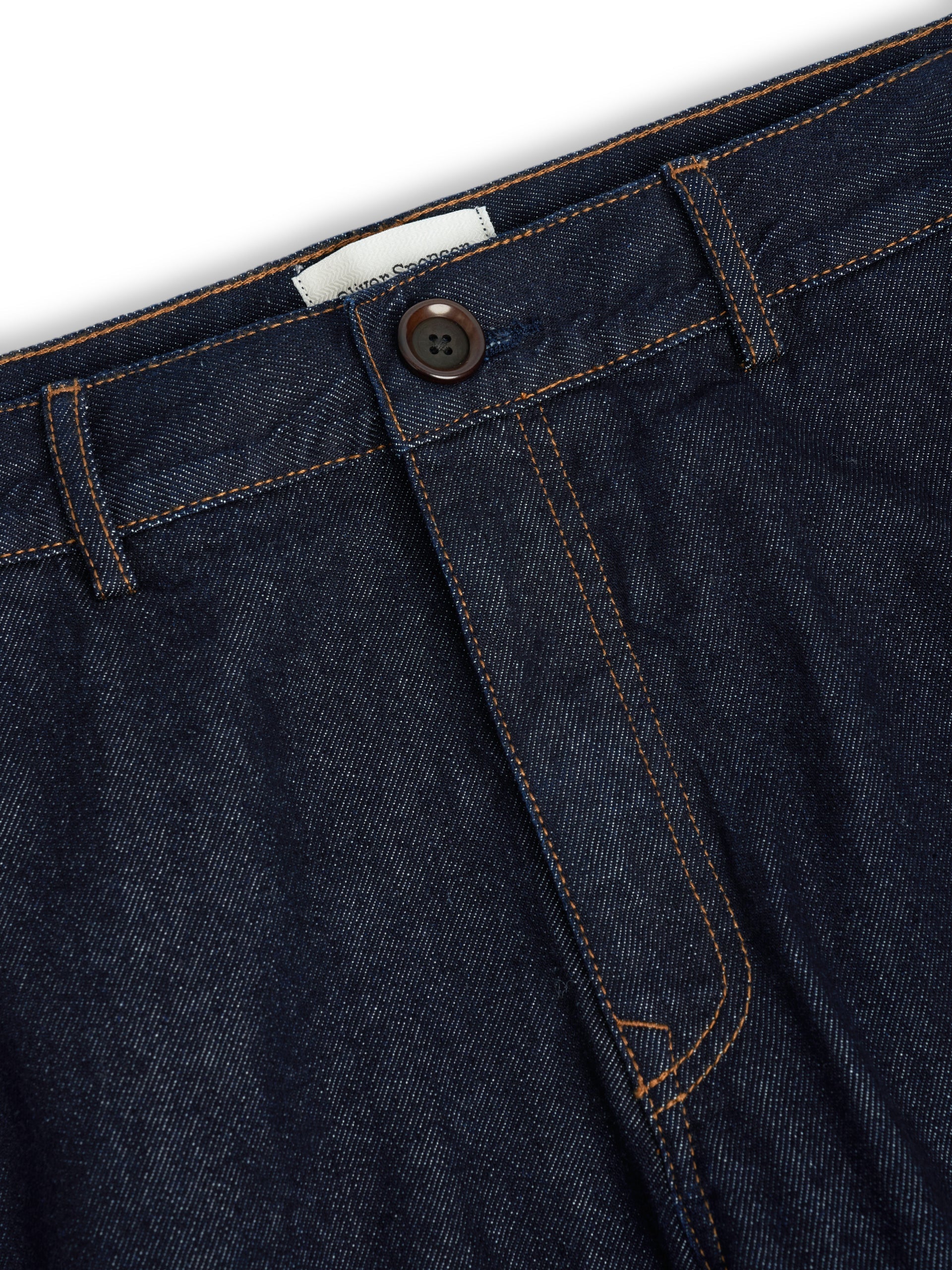 Oliver Straight Leg Utility Trousers Westall Denim - Indigo