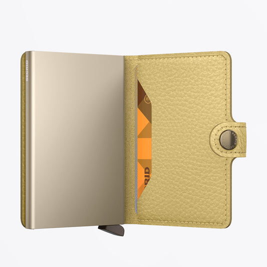 Miniwallet Pebble - Butter Yellow
