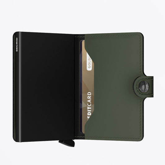 Miniwallet Matte - Green Black