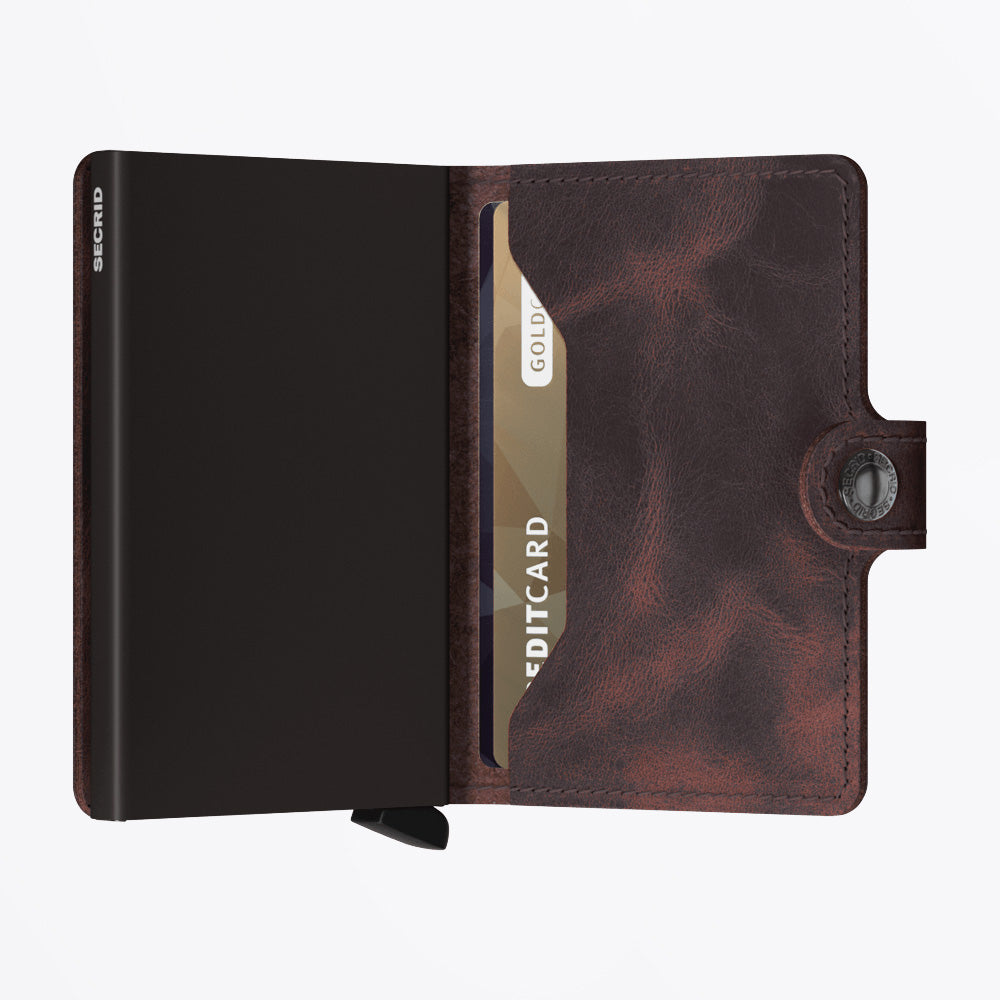 Miniwallet Vintage - Chocolate