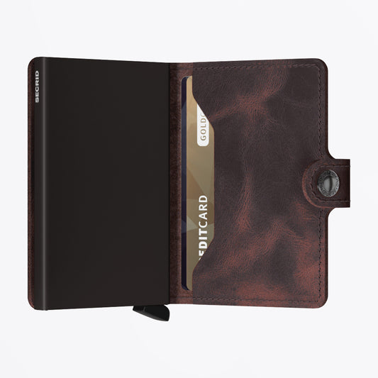 Miniwallet Vintage - Chocolate