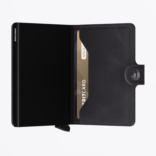 Miniwallet Vintage - Black