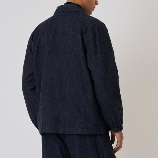 Labour Jacket Brushed Denim - Indigo