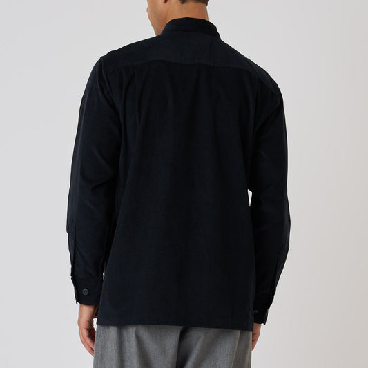 Fatigue Shirt Organic Fine Cord - Black