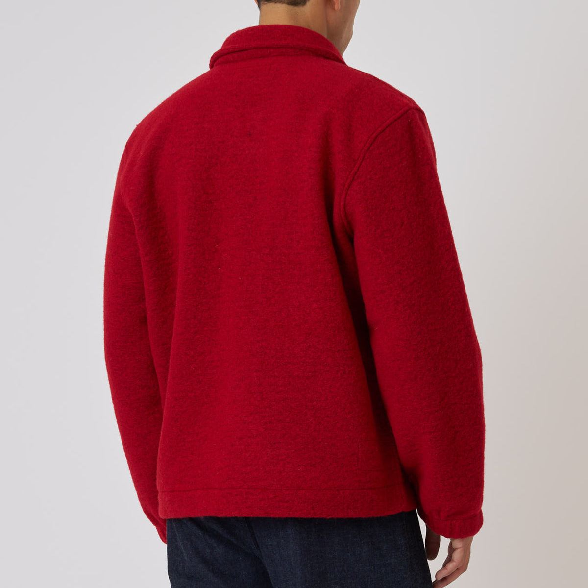 Rams Jacket Wool Fleece - Red