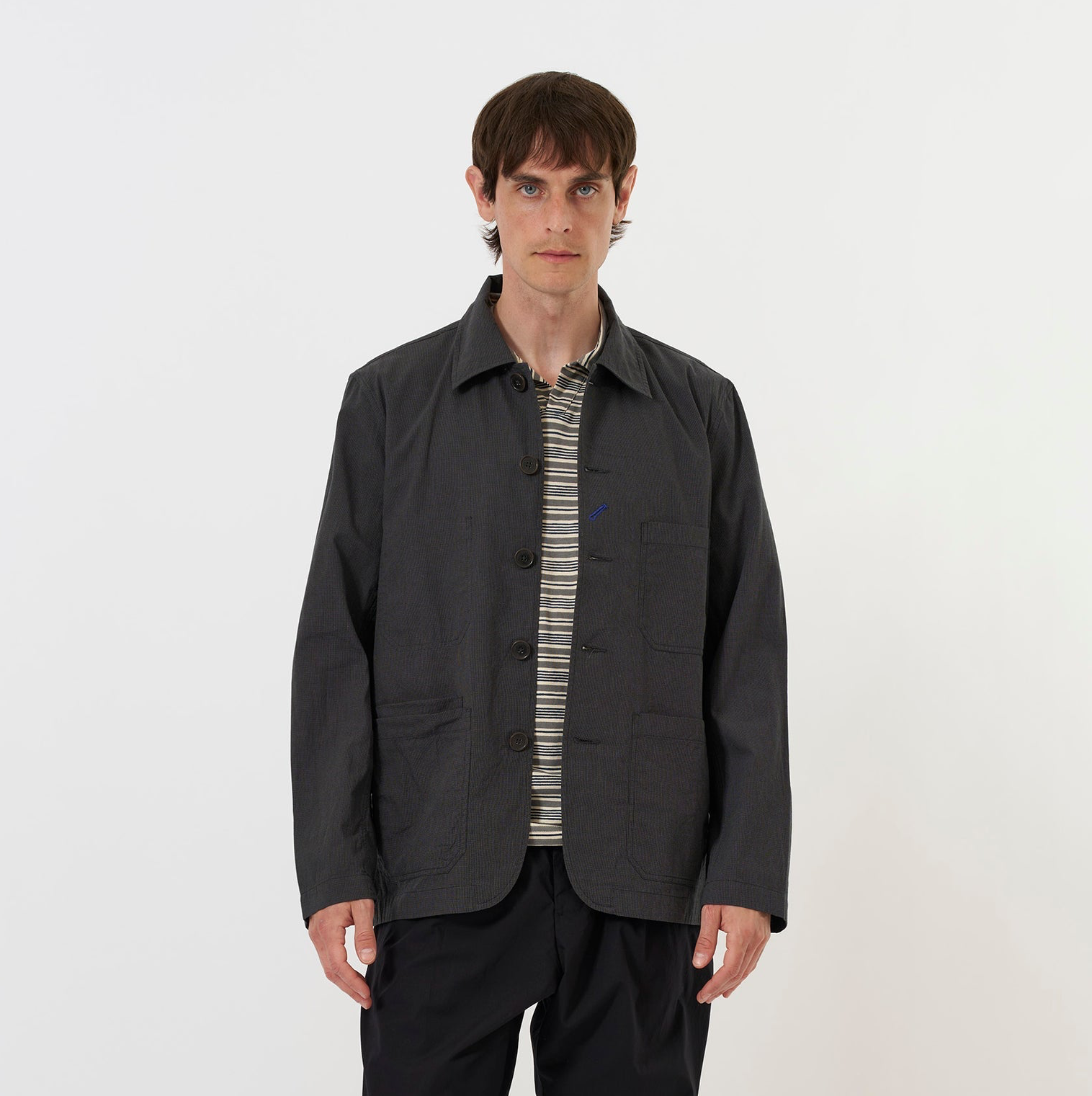 Universal Seattle Cotton OG Bakers Jacket - Charcoal