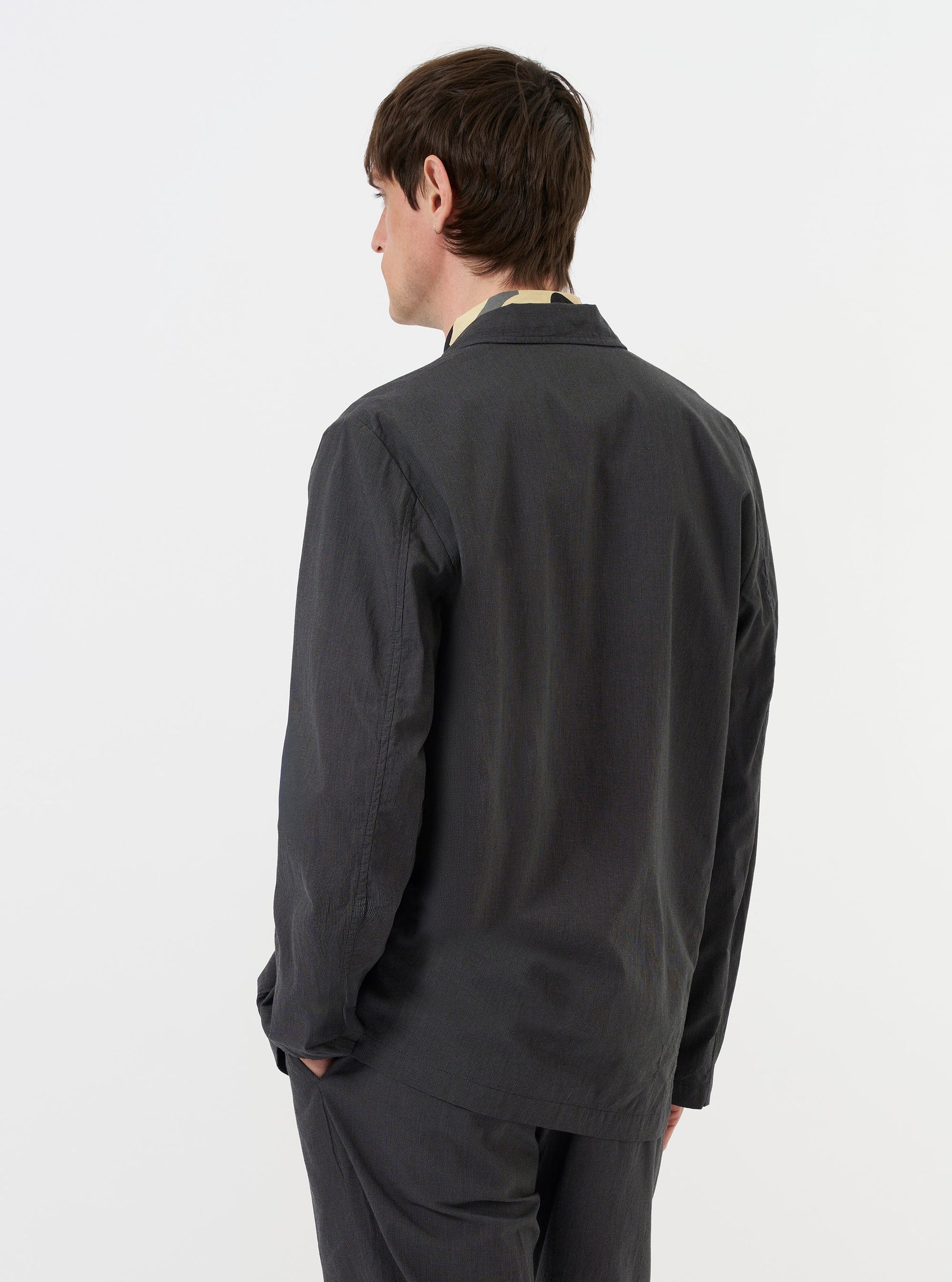 Universal Seattle Cotton Two Button Jacket - Charcoal