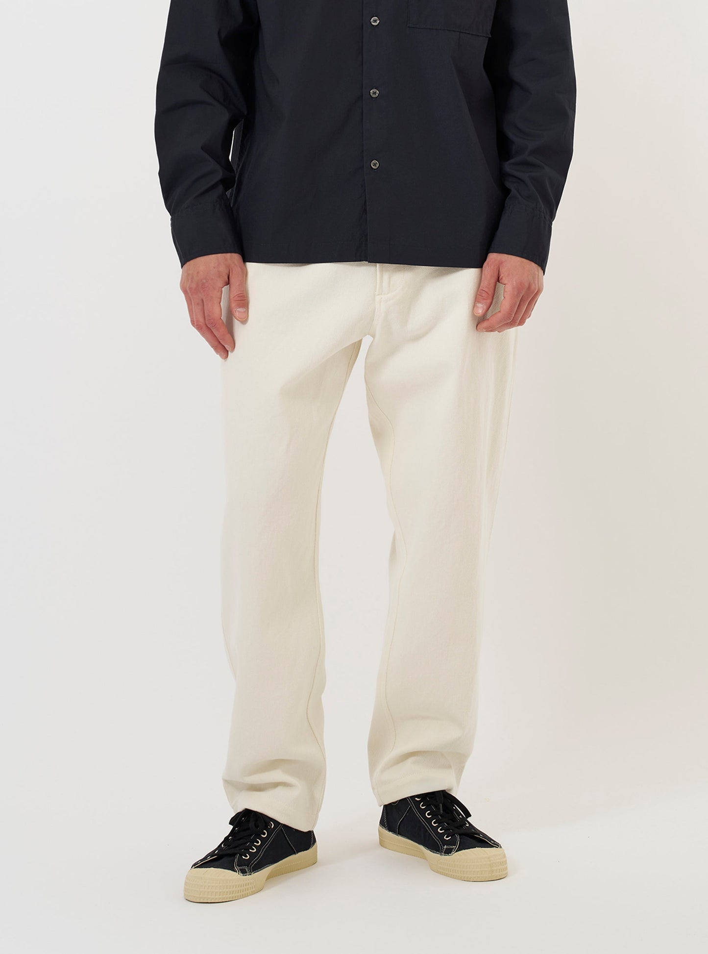 Slub Drill Dizzy Trouser - Ecru