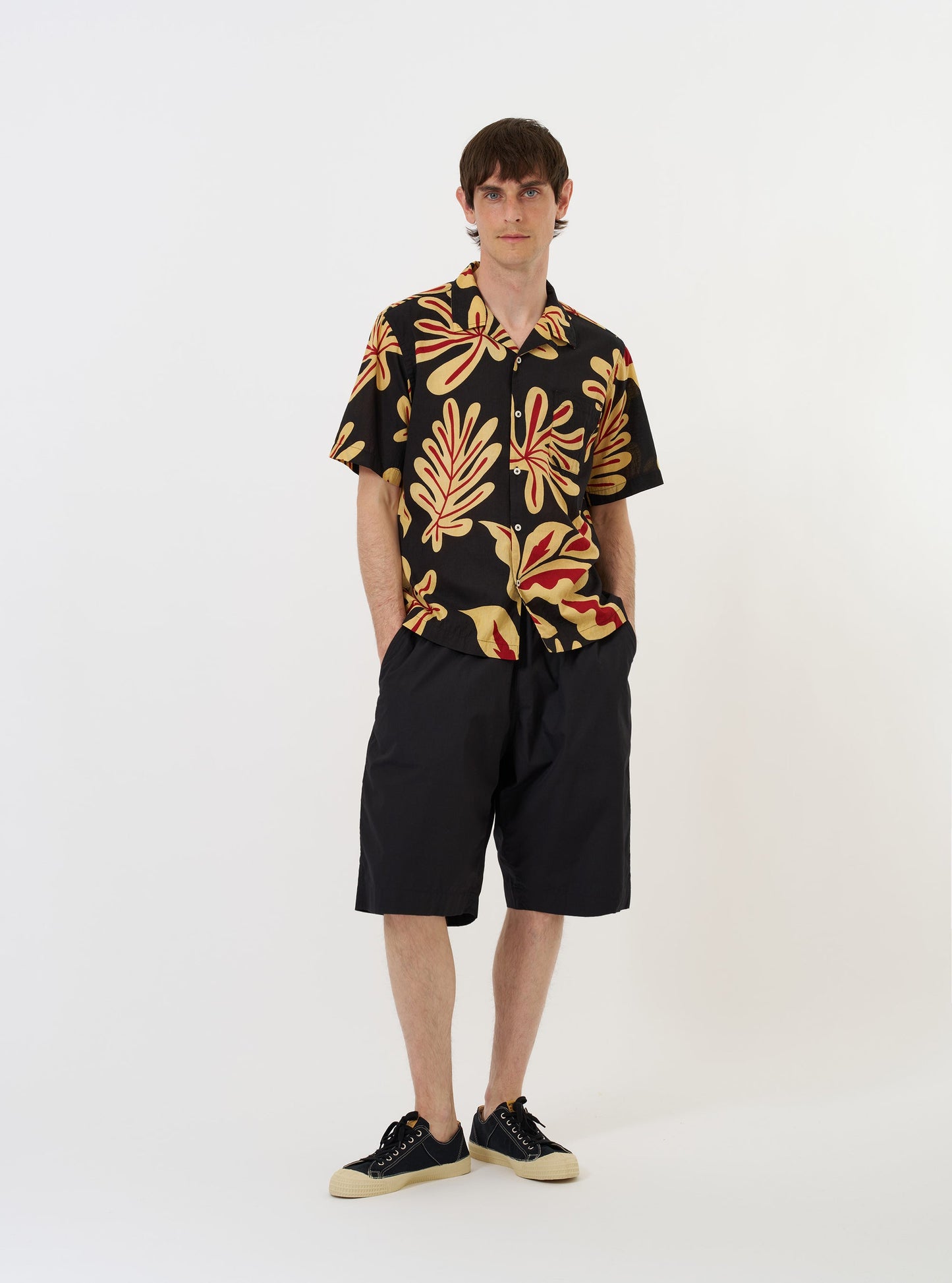 Baja Print Road Shirt - Black