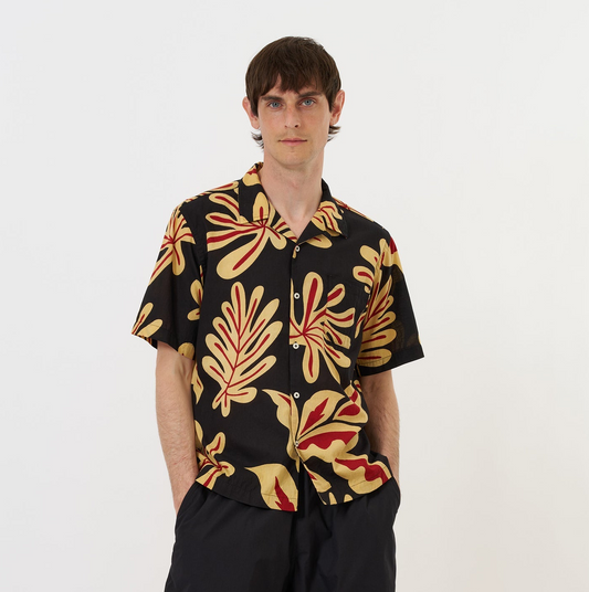 Baja Print Road Shirt - Black
