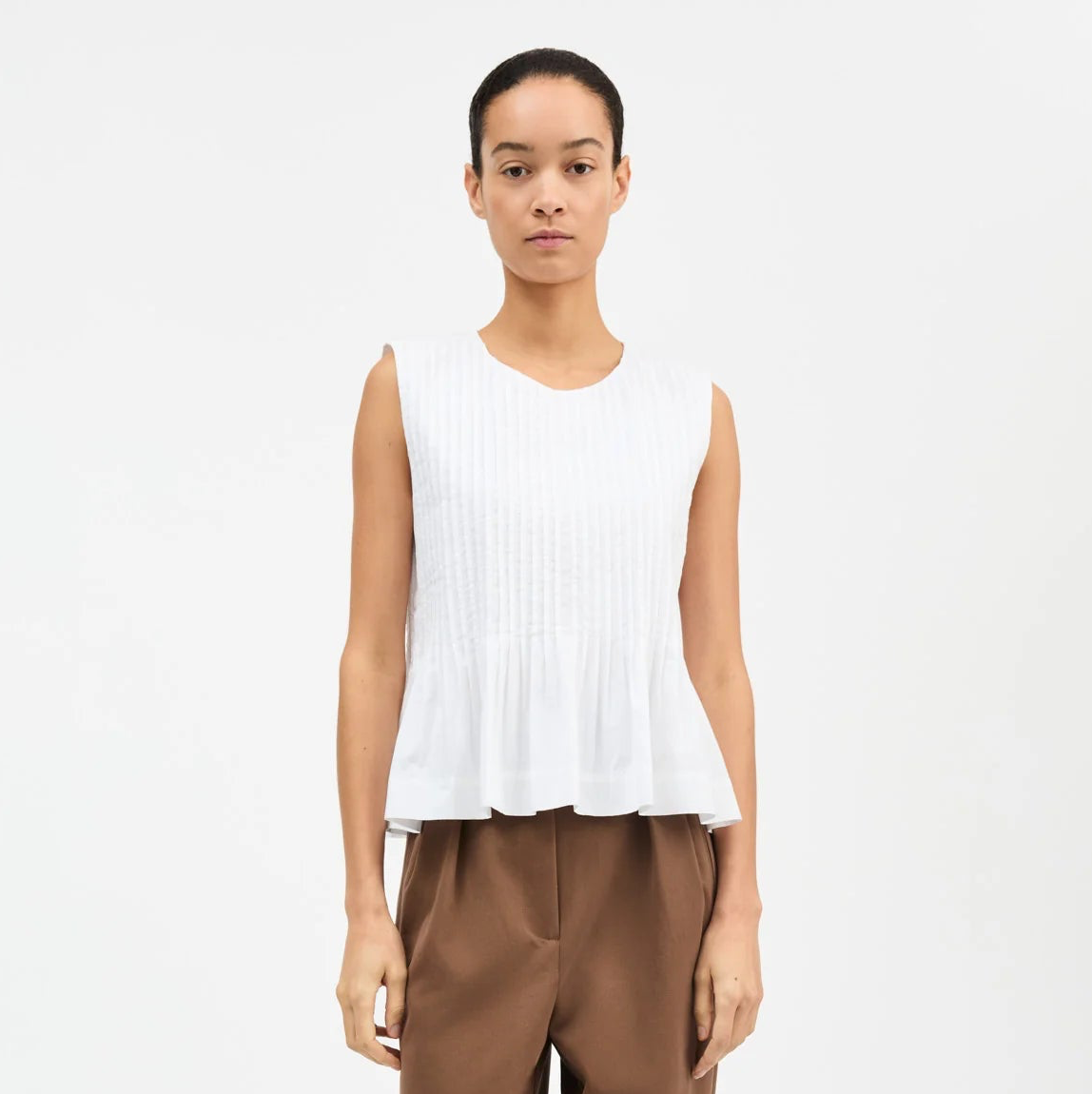 Pavlova Top - Optic White