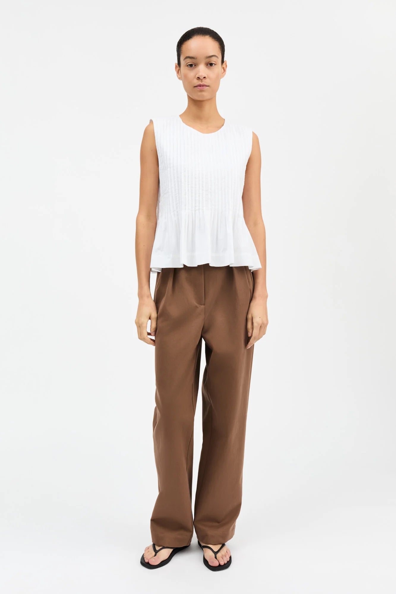 Pavlova Top - Optic White