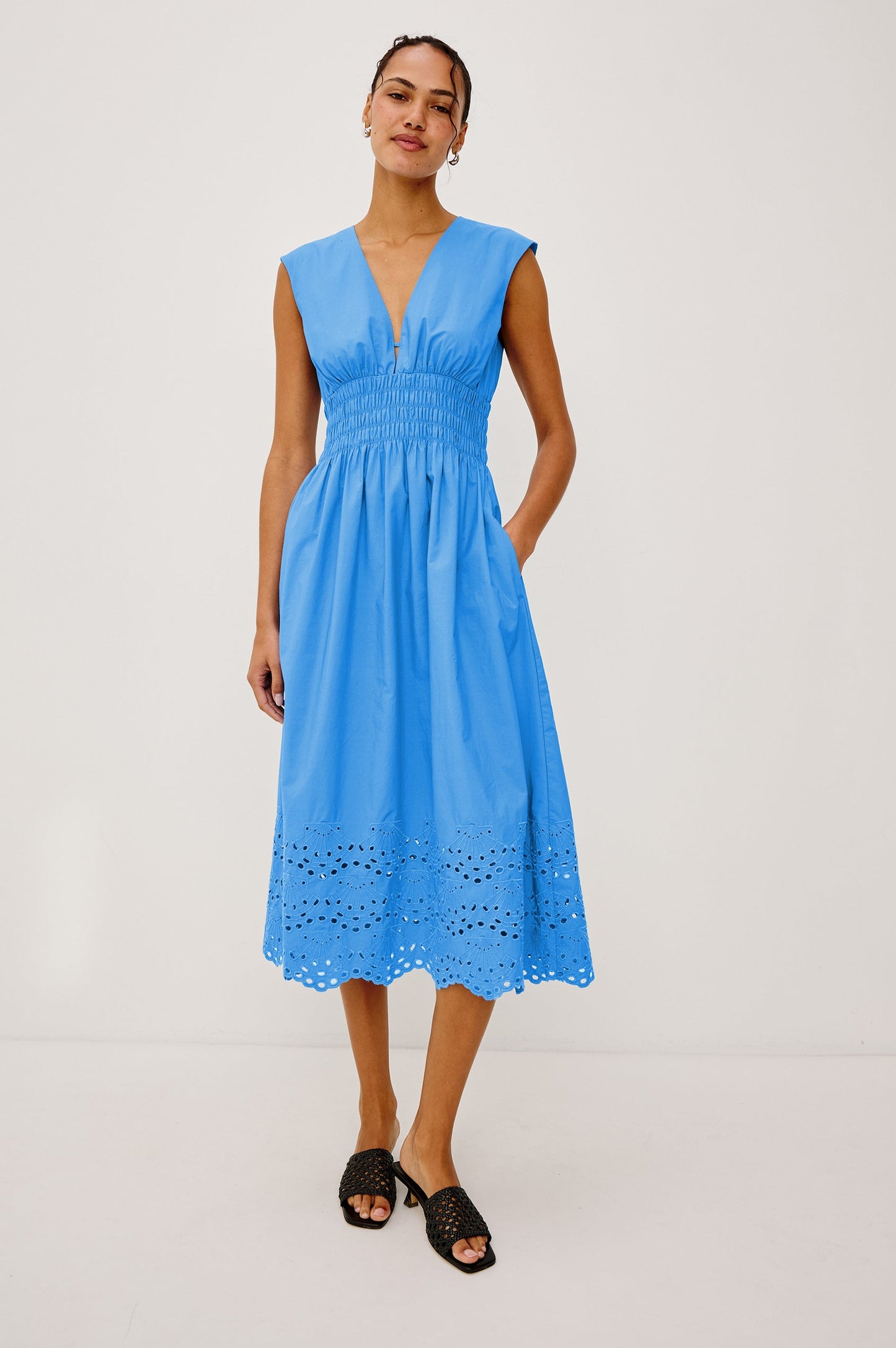 Roxanne  Dress - Harbour Blue