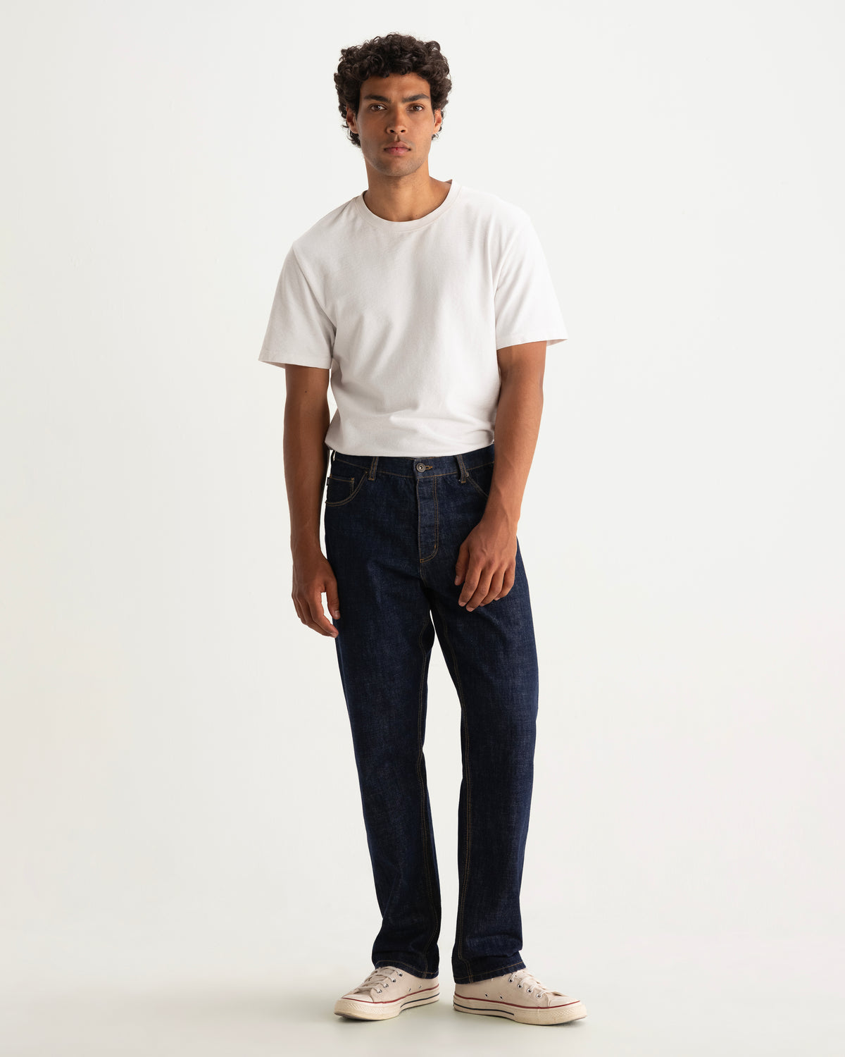Wax Russell Straight Fit Jean Selvedge Denim - Rinse Wash Blue