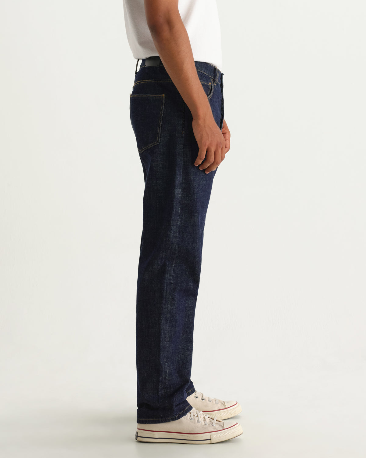 Wax Russell Straight Fit Jean Selvedge Denim - Rinse Wash Blue
