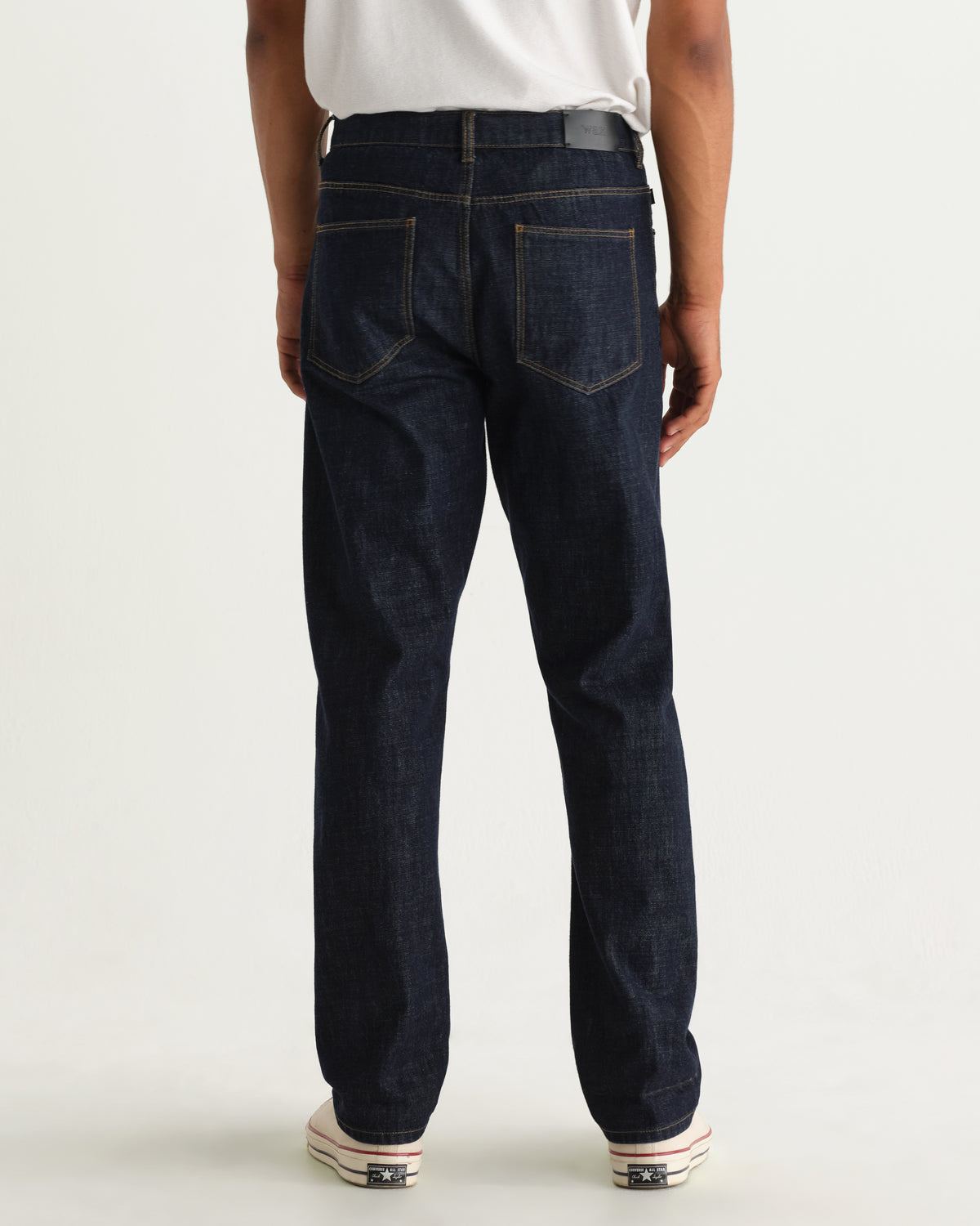 Wax Russell Straight Fit Jean Selvedge Denim - Rinse Wash Blue