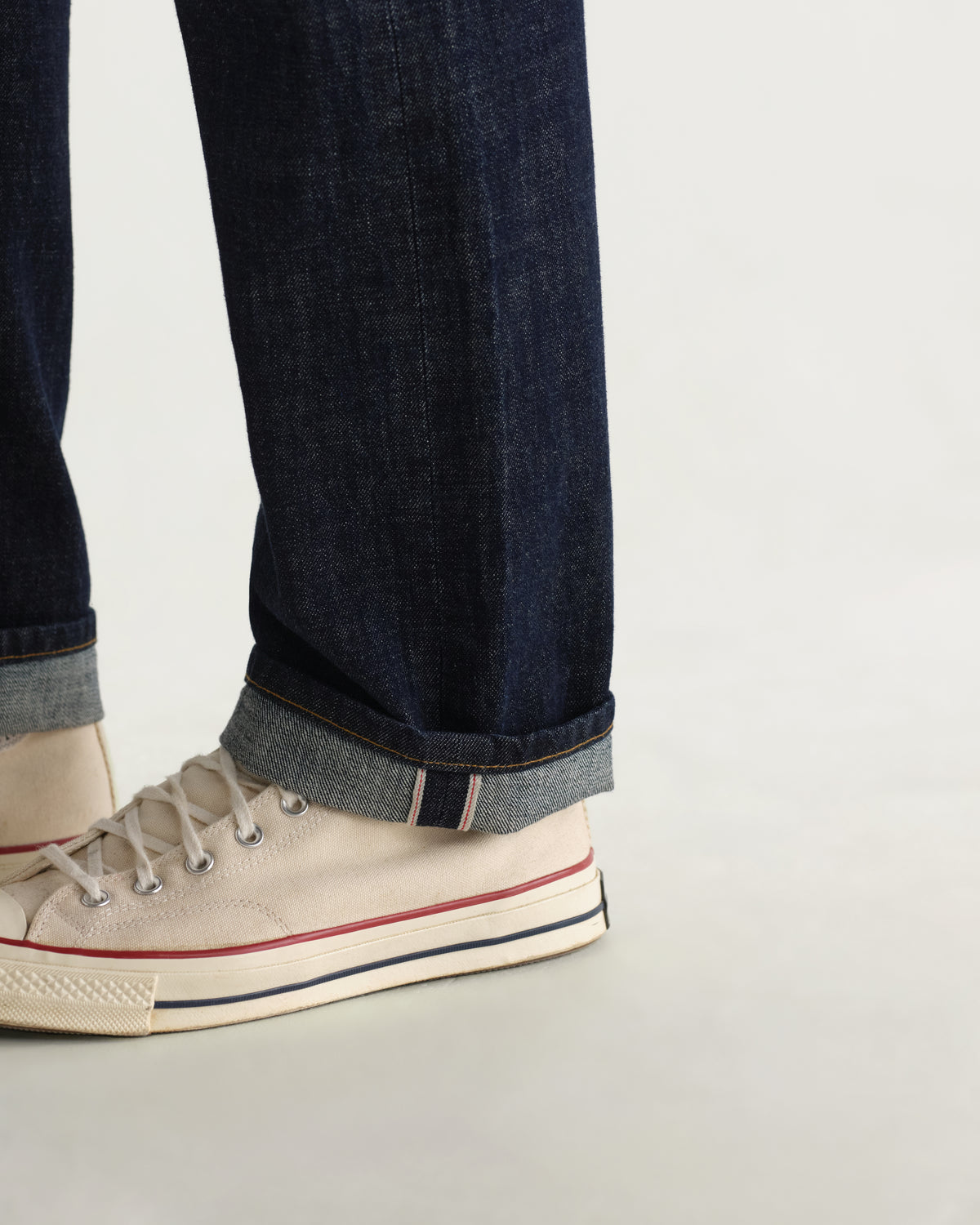 Wax Russell Straight Fit Jean Selvedge Denim - Rinse Wash Blue