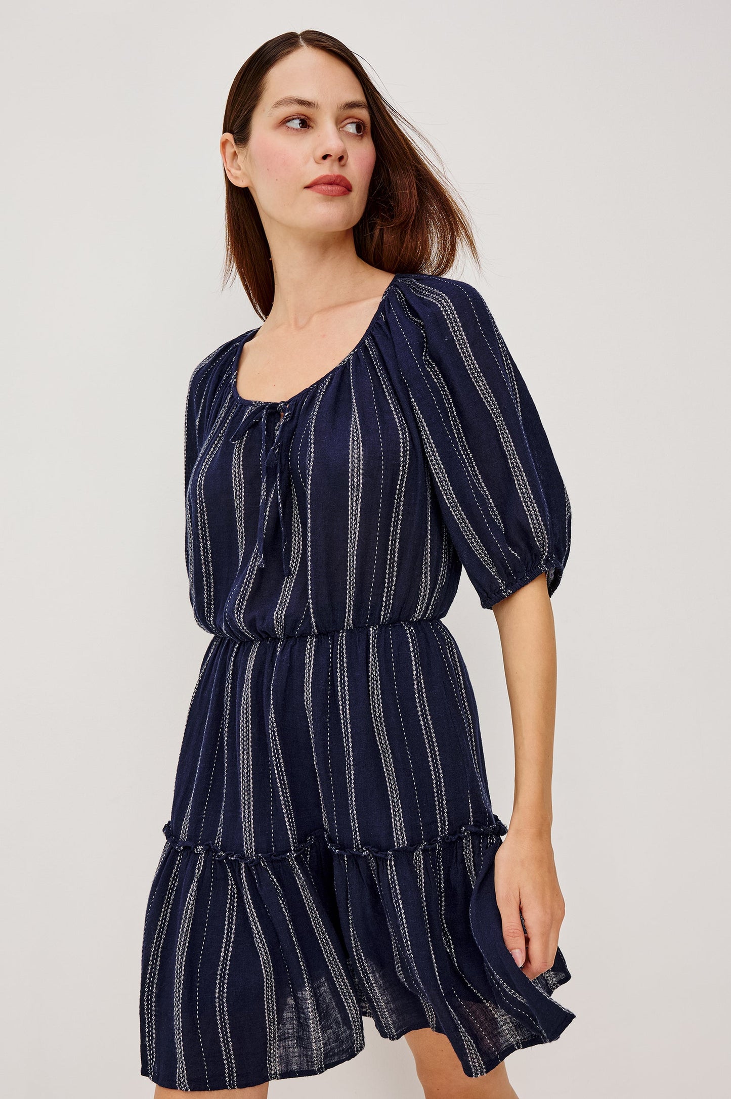 Saba Dress - Marina Stripe