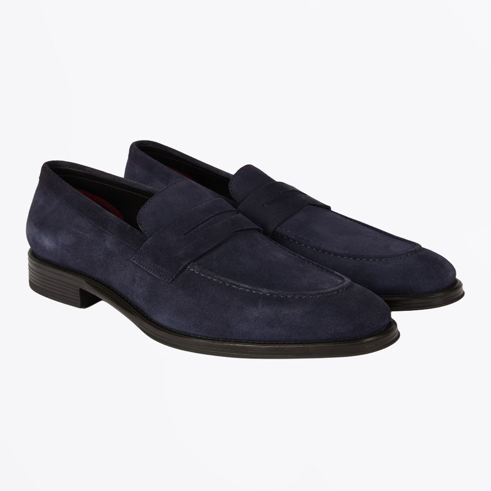 Pierce Suede Loafers - Navy