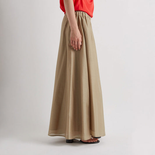 Palazzo Pants - Beige