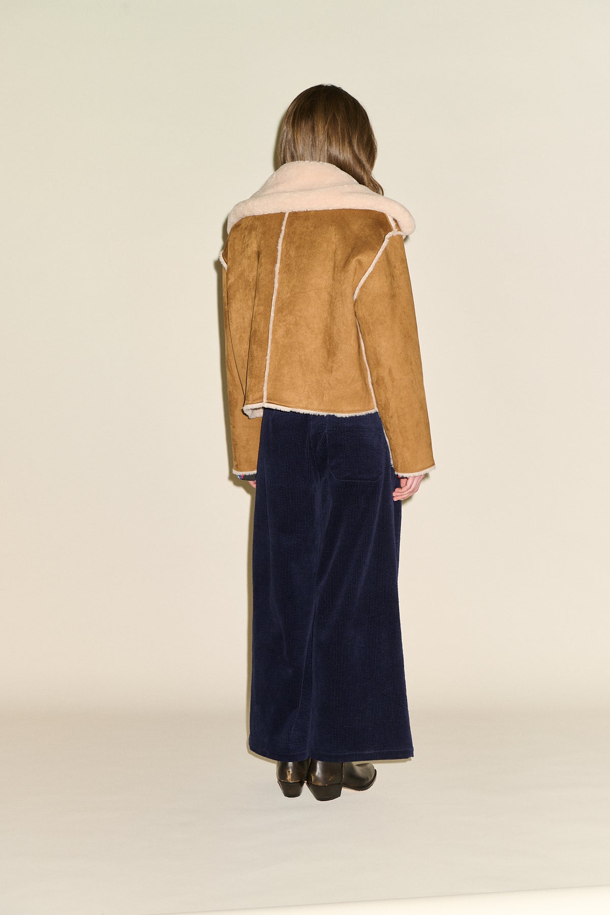 Johanna Shearling Jacket - Tan