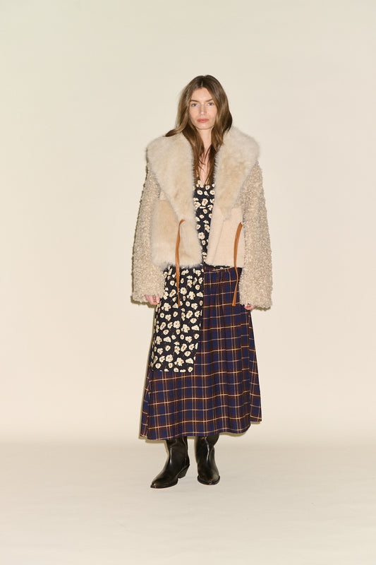 Josephine Shearling Jacket - Oat