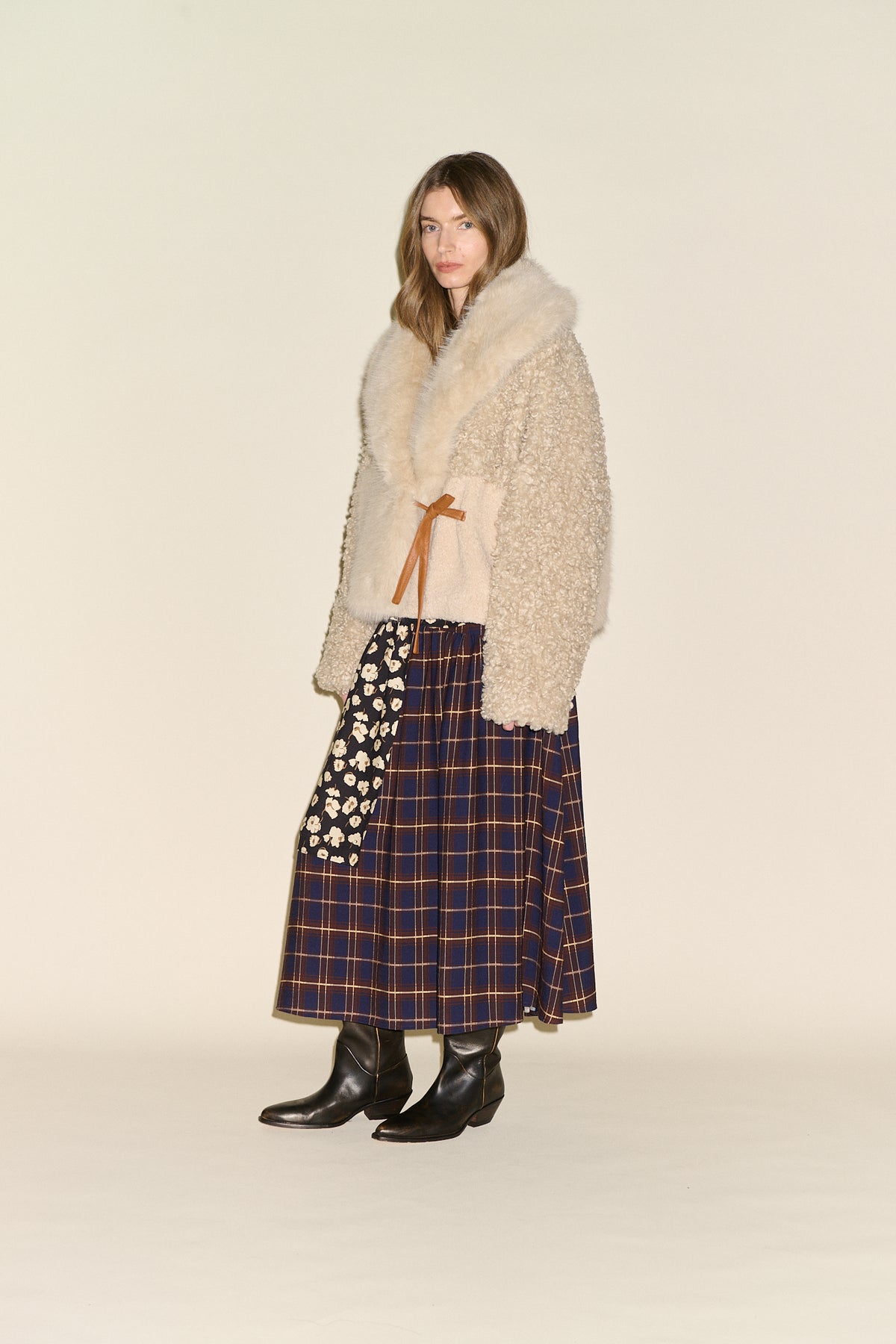Josephine Shearling Jacket - Oat