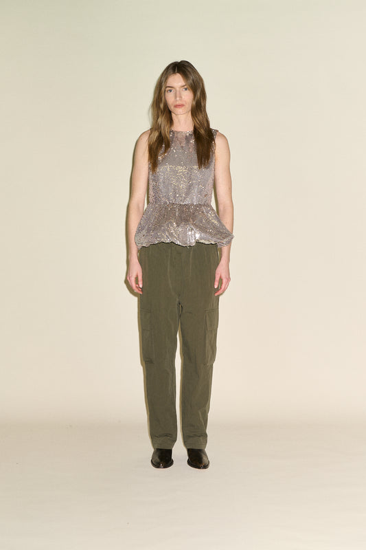 Tove Casual Trousers - Olive