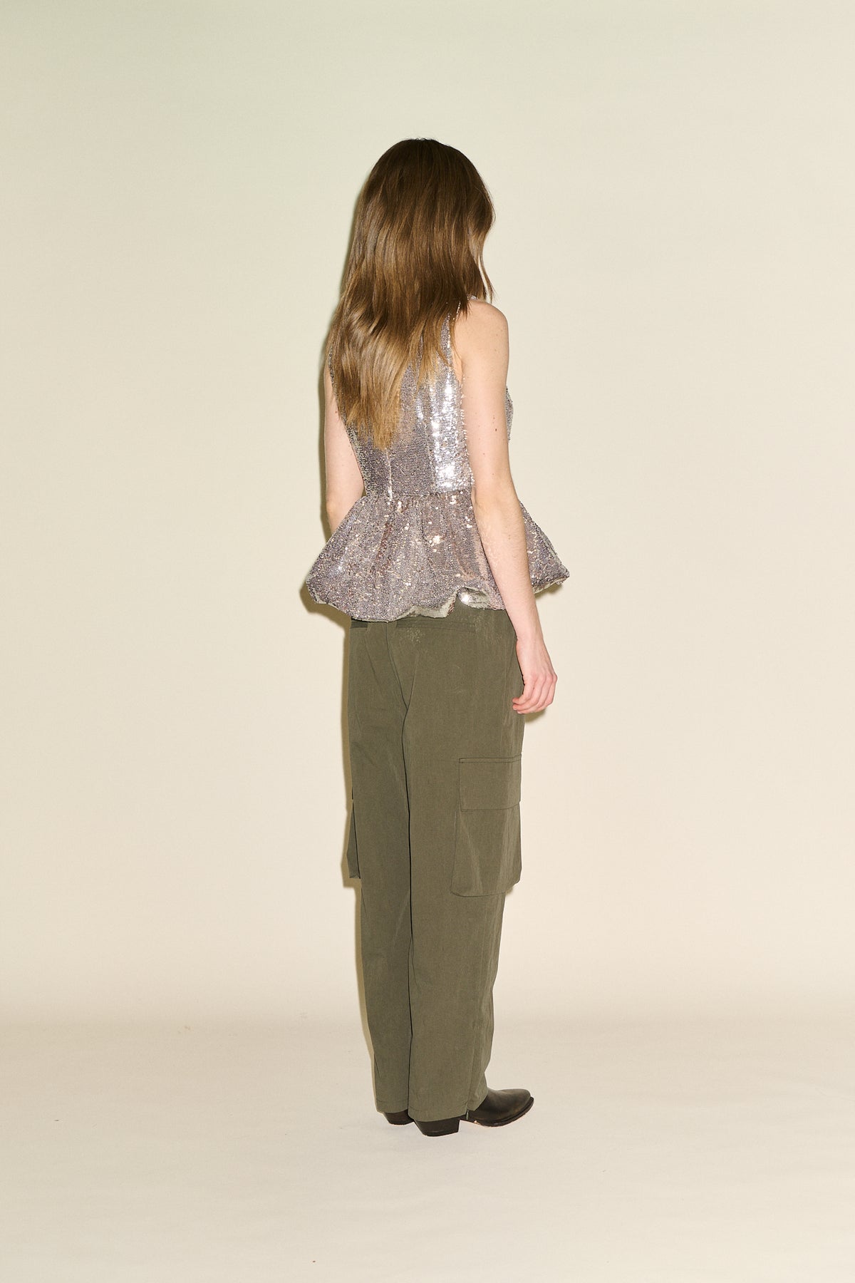 SAMDI Tove Casual Trousers - Olive