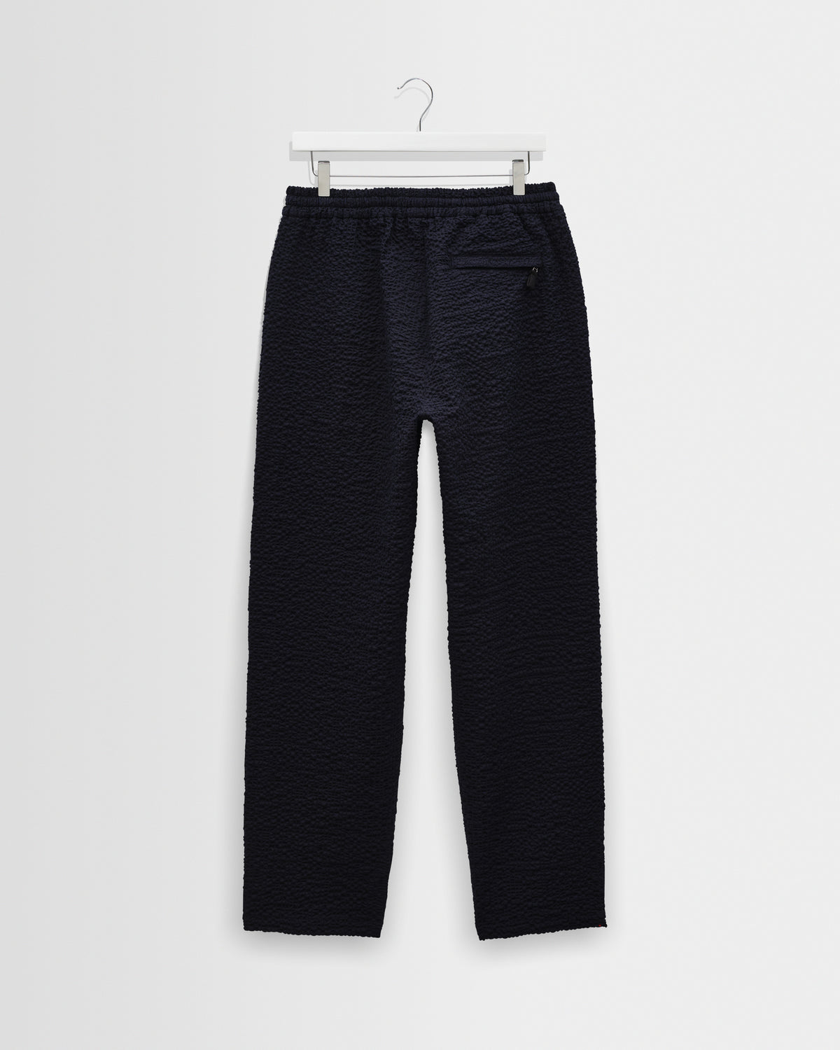 Tyne Trouser Jumbo Seersucker - Dark Navy