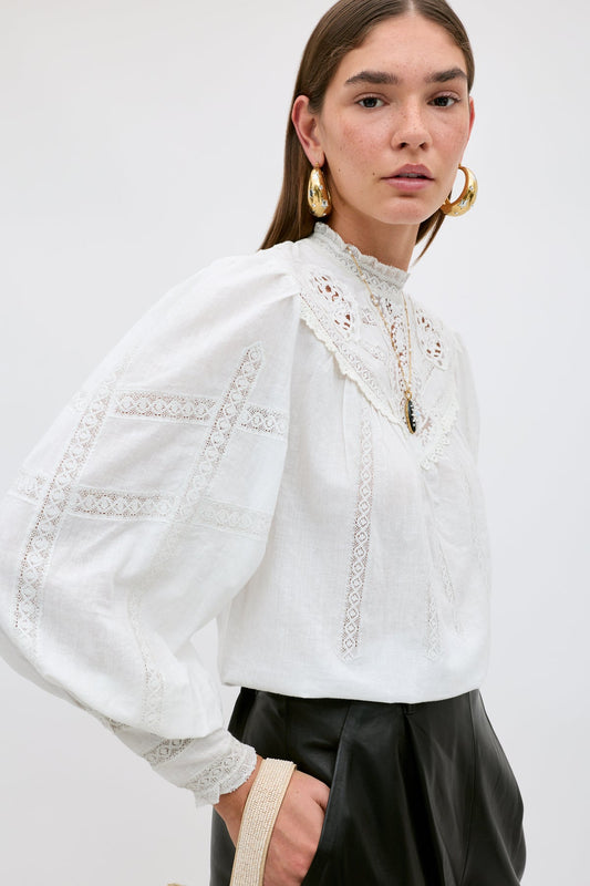 Tazmin Top - Cream