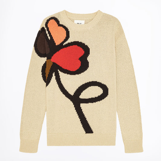 Todd Crew Neck Knit - Ecru