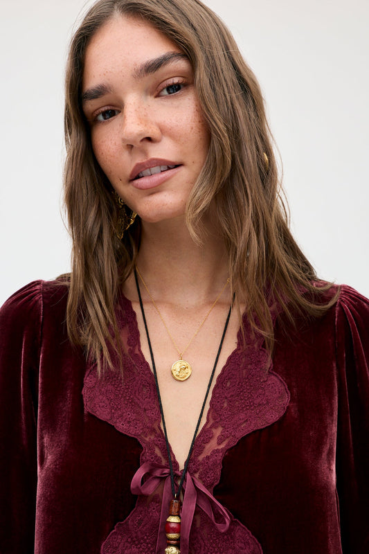Ursula Top - Bordeaux