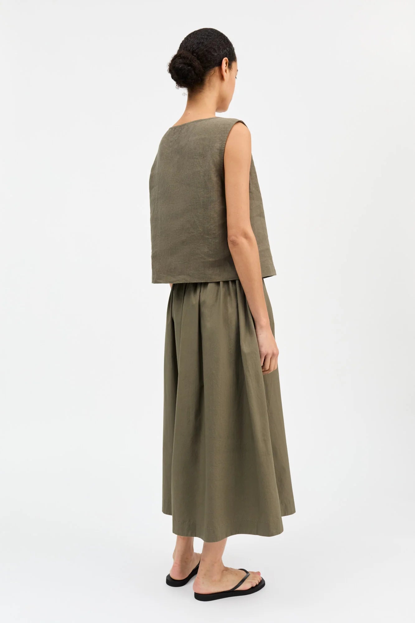 Vetiver Top - Khaki