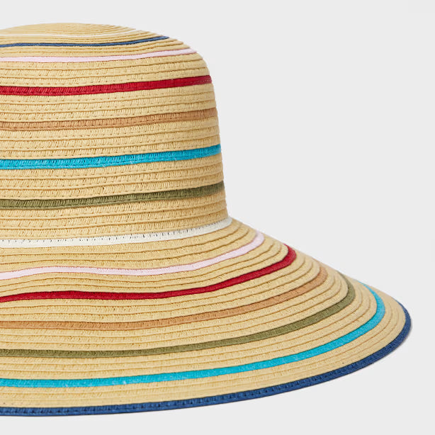 Signature Stripe Sun Hat - Multicolour